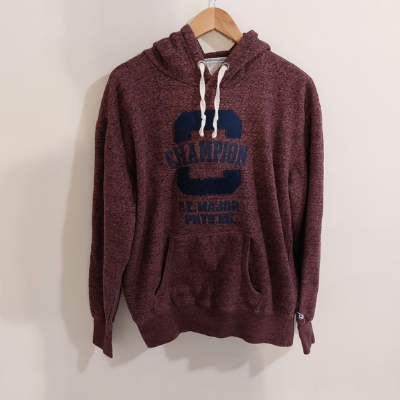 Champion Vintage Red Hoodie, Size medium - Picture 8 of 8